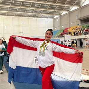 Abigaíl Riquelme, conquistadora de medallas en el Sudamericano de Gimnasia - Polideportivo - ABC Color