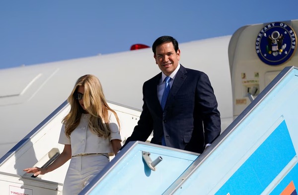 Marco Rubio llegó a Israel para reunirse con Benjamin Netanyahu y evaluar la guerra en Gaza - ADN Digital
