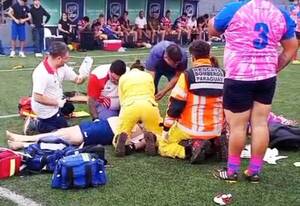 Rugbista argentino muere en pleno juego en el COP •
