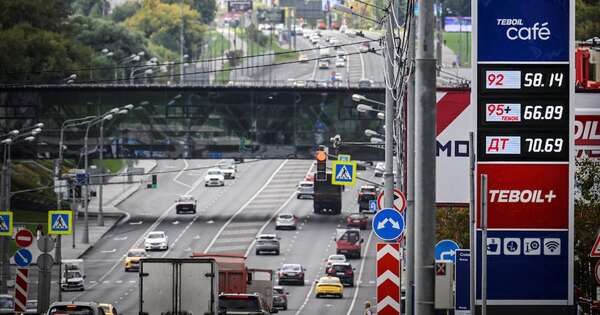 La Nación / La gasolina, cada vez más cara en Rusia por la guerra con Ucrania