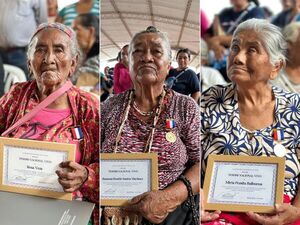 Mujeres indígenas reciben reconocimiento "Tesoro Nacional Vivo"