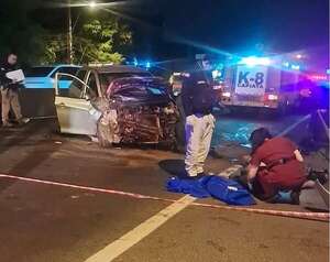 Conductor fallece tras chocar contra el muro de un puente en Capiatá - Policiales - ABC Color