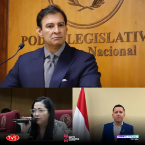 BANCADA DE HONOR COLORADO ANALIZA AUDIOS FILTRADOS QUE INVOLUCRAN A SENADORES - «TVS DIGITAL»