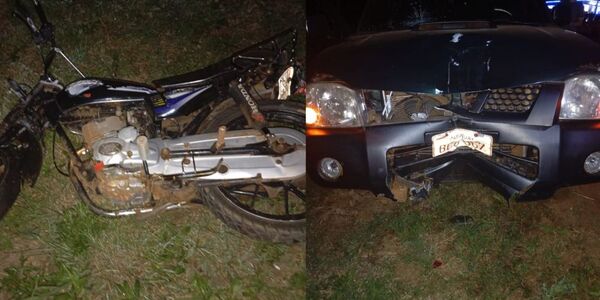 ACCIDENTE SOBRE RUTA PY06 DEJÓ UN HERIDO EN ENCARNACIÓN
