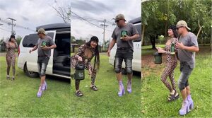 Popular / (VIDEO) ¡El papá de Laurys Dyva desfiló con tacones!