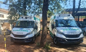 Recepción de ambulancias fortalece red de traslados en el departamento Caaguazú - OviedoPress