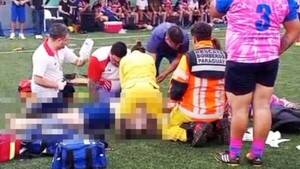 Rugbista argentino muere en pleno juego en Luque