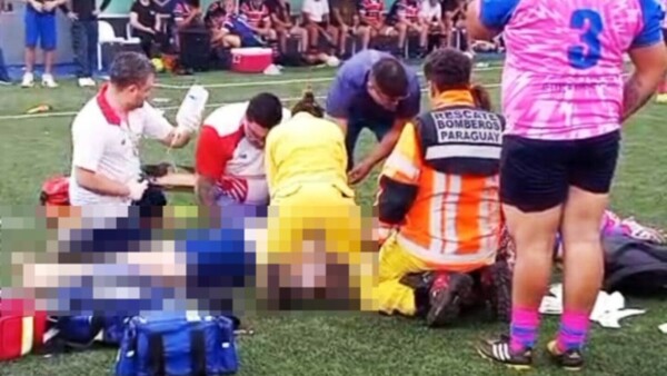Rugbista argentino muere en pleno juego en Luque