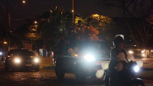 Caravana estudiantil llena de color y alegría las calles de Capitán Miranda