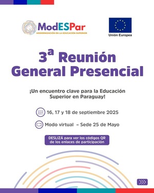 Se lleva a cabo la Reunión General del Proyecto ModESPar impulsado por la ANEAES