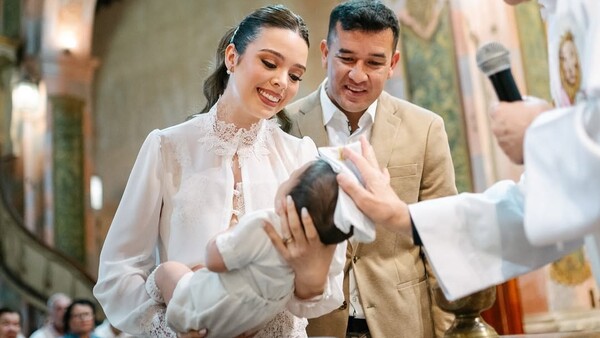Popular / (GALERÍA) ¡Chulinísima! El hijo de Néstor Camacho se volvió cristiano
