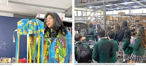 Estudiantes participan de cuentacuentos en la Biblioteca Nacional