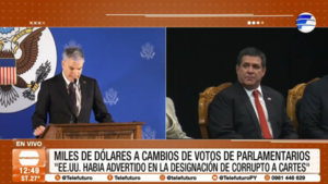 Miles de dólares a cambio de votos de parlamentarios