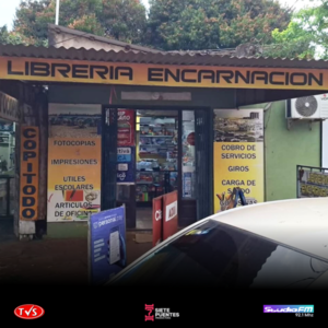 HURTO MILLONARIO EN LIBRERÍA DE ENCARNACIÓN - «TVS DIGITAL»