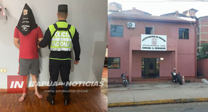 SUJETO CON ROSARIO DE ANTECEDENTES FUE APREHENDIDO EN ENCARNACIÓN