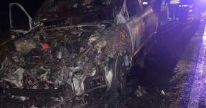 Diario HOY | Camioneta arde en llamas en plena ruta en Misiones