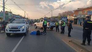 Ñemby: transeúnte fue arrollado por un automóvil al intentar cruzar la ruta PY01 - Nacionales - ABC Color
