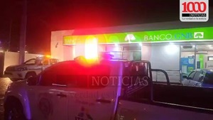 Intentaron robar una sucursal bancaria en zona de 4 Mojones