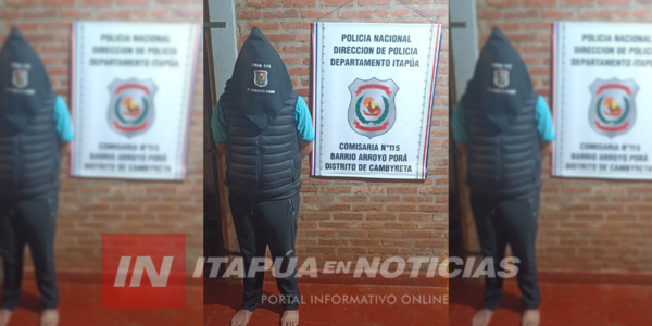 SUPUESTO “EMPLEADO INFIEL” FUE APREHENDIDO EN CAMBYRETÁ