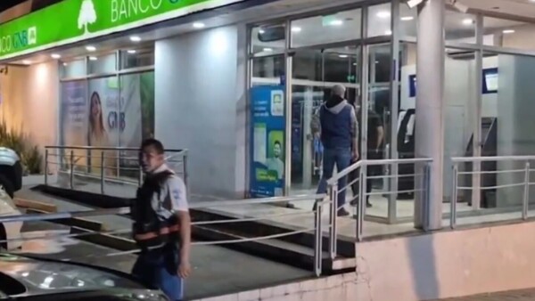 Intento de robo en banco de Villa Elisa fue frustrado por sistema de seguridad