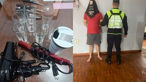 Detienen a hombre con antecedentes por hurto en Encarnación