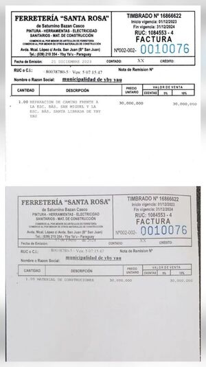 Concejales de Yby Yaú cuestionan salida procesal otorgada a intendente por falsificación de facturas - Concepción al Día