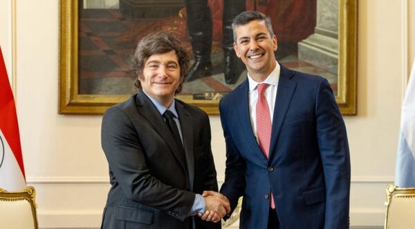 Peña y Milei abordaron temas de agenda bilateral apuntando a un mayor crecimiento de Argentina y Paraguay