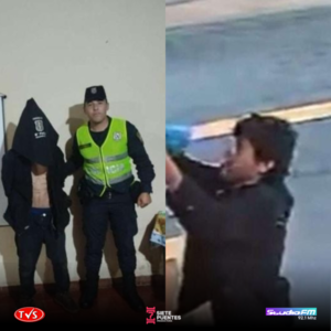 ROBO DE CASCO EN ENCARNACIÓN CULMINA CON DETENCIÓN DEL SOSPECHOSO - «TVS DIGITAL»