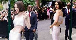 La Nación / La delgadez de Lily Collins enciende el debate en redes sociales