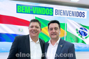 Gobernador Juancho Acosta se junta con su para Parananense Ratinho Jr. Para mostrar potencial del departamento Amambay - El Nordestino