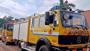 Minga Guazú: Bomberos, de brazos caídos por una deuda