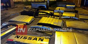  HALLARON PARTES DE LA CAMIONETA HURTADA DÍAS ATRÁS EN ENCARNACIÓN 