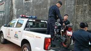 Adolescente en motocicleta resultó herido tras chocar contra un camión en Concepción - Concepción al Día