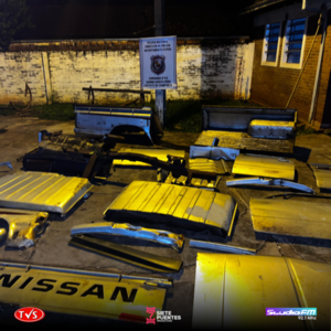 HALLAN PARTES DE LA CAMIONETA DENUNCIADA COMO ROBADA EN ENCARNACIÓN - «TVS DIGITAL»