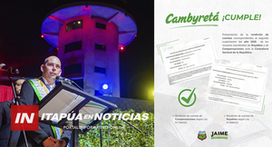 CAMBYRETÁ CUMPLE CON LA RENDICIÓN DE CUENTAS DEL SEGUNDO CUATRIMESTRE