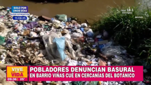 Barrio Viñas Cué: Pobladores denuncian basural en zona Botánico