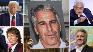 Trump, Kissinger, Mick Jagger y Dustin Hoffman estaban en la agenda telefónica de Epstein
