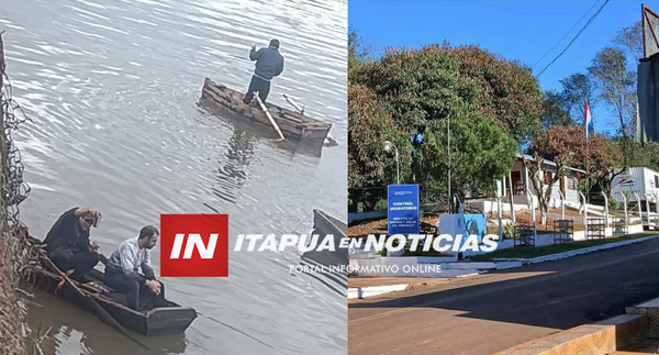 CONDUCTOR ERRÓ EL PEDAL DEL FRENO Y TERMINÓ EN EL RÍO PARANÁ