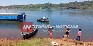 UN CONDUCTOR ERRÓ EL PEDAL DEL FRENO Y TERMINÓ EN EL RÍO PARANÁ