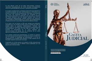 Ministro Eugenio Jiménez Rolón presentó tercera edición de la Gaceta Judicial