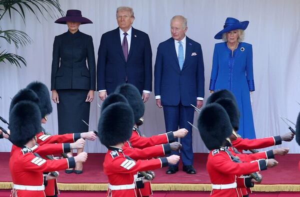 Mirá las fotos de Donald Trump junto a la familia real británica - Gente - ABC Color