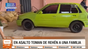 Asalto con toma de rehenes en Caaguazú