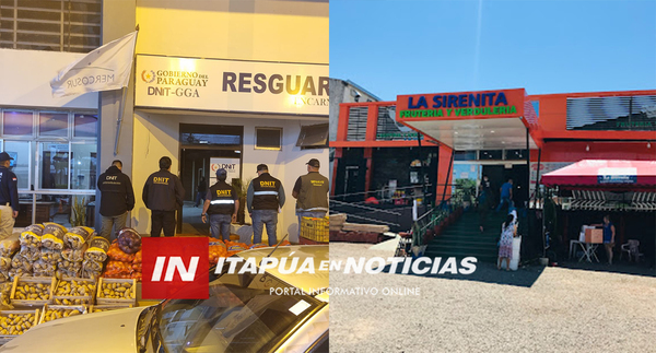 DEL SUPERMERCADO “LA SIRENITA” TAMBIÉN INCAUTARON PRODUCTOS SOSPECHOSOS
