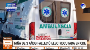 CDE: Niña de 3 años falleció electrocutada en su vivienda