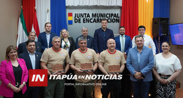 JUNTA MUNICIPAL DE ENCARNACIÓN RECONOCIÓ A ORGANIZADORES DEL WRC 2025