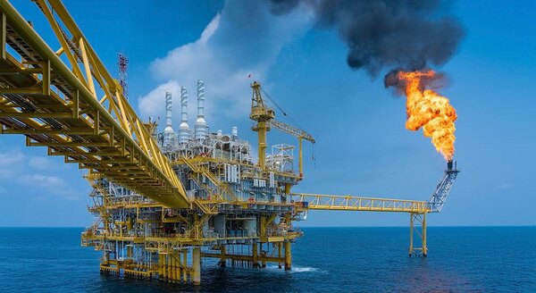 Precio del petróleo baja 1%