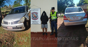 CHOCÓ, HUYÓ Y FUE APREHENDIDO EN ENCARNACIÓN 