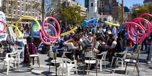 Argentina: marcha contra veto de Milei a fondos de educación