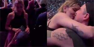 Popular / (VIDEO) ¡Carmiña Masi avei se comprometió en medio del concierto de Green Day!