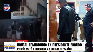 Terrible: Un policía confesó que mató a su pareja e hija en Presidente Franco